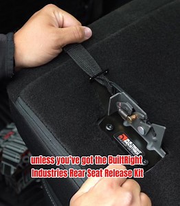 Access Extra Storage in Seconds with BuiltRight's Rear Seat Release Kit. | BuiltRight Industries | Facebook