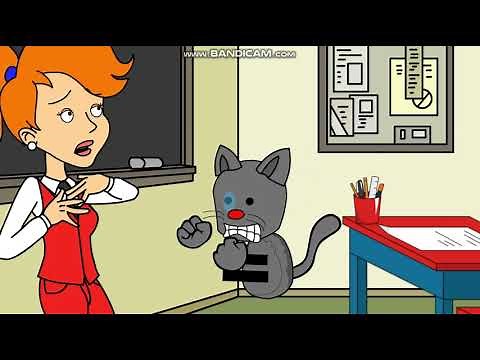 Caillou Brings Gilbert to School/Breaks Teacher's Leg/Grounded (Remake)