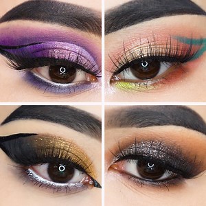 Top 5 Bright Eyes Makeup For Beginner 💖 Makeup Inspiration 🤩 #makeup #beauty #makeuplover #beautychallenge #makeupartist | Makeup Inspiration