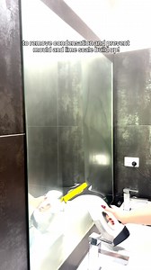 Hot showers Window Vac = No more condensation or mould buildup 😍. #karcher #windowvac #condensation #mould | Kärcher