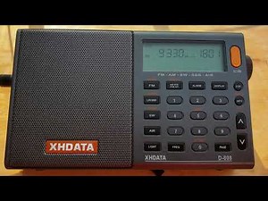 WBCQ Testing 500 KW 9330 kHz Shortwave on XHDATA D808 receiver