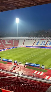 Teren stadiona "Rajko Mitić" veče uoči meča Crvena zvezda - Mančester Siti (🎥 Butasport.rs) | Butasport.rs