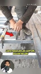 cara pasang atap diluar negeri | ANEH TAPI NYATA
