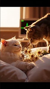 doakan kucing yang ulang tahun ini, dia sedang sakit dan dirawat di RS dan dijenguk temennya