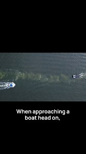 Avoid a head on collision with another boat #boating #boatingtips #learntoboat #yourbridgetoboating #BOAT #lakehopatcong #highlandsnj #bridgemarina | Bridge Marina, Inc.