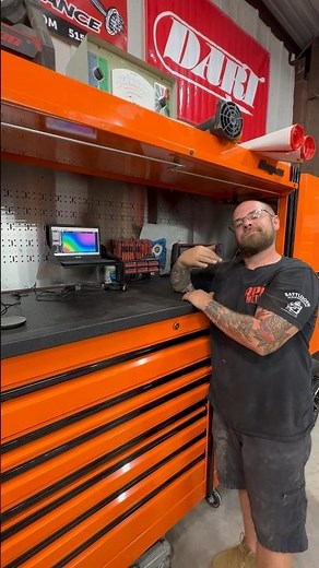 Tune time, snap on EUV get a monitor mount.. #addictedtooctane #snapon #toolboxtour