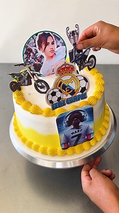 24K views · 253 reactions | pastel de cumpleaños con fotografia #cakedecorationg #chantilly #cake #rellsviral #happybirthday | Team QPTI | Facebook