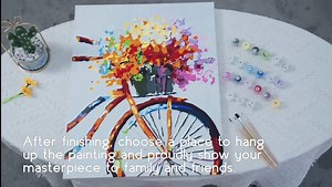 Sooyinpaint Paint by Numbers for Adults, DIY Painting Paint by Numbers Kits on Canvas Without Frame