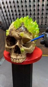 Killer #kryptonite #skull created by Jack of the dust! #art #artist #artwork #artistic #jackofthedust #paint #painter #airbrush #airbrushartist #airbrushart #skullart #creative #creativity #creativeart | Killer Ink Tattoo