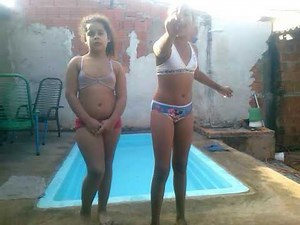 O desafio da água que gelada 💝❤❤❤❤