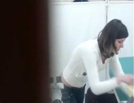Voyeur at Gyno clinic - getting ready for examination