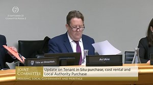 Senator Mary Fitzpatrick - speech from 21 Sep 2023 Joint Committee on Housing, Local Government and Heritage | VideoParliament Ireland