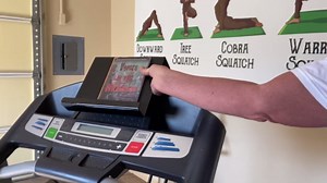 SOURCE ONE LLC Compact iPad, Kindle, Nook, eReader Treadmill Book Holder Reading Rack (1 Pack, White)