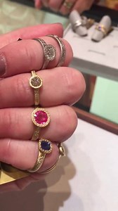 1.6K views · 471 reactions | Color gemstones and diamond engagement rings. Designed by @adelchefridifinejewels #jewelryweek2016 always watch in HD. Click on HD lower right corner of the video to do so. | Engagement 101 Magazine | Facebook