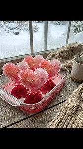 19K views · 140 reactions | Growing Crystal Hearts Ingredients 1 cup...