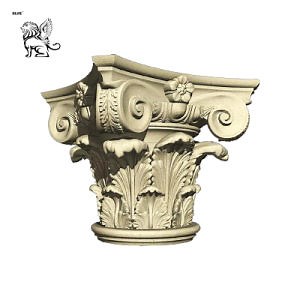 [Hot Item] Stone Pillar Caps Hot Sale Hand Carving Hollow Stone Column Cap Mccy-12