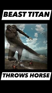Beast Titan throws horse like baseball in attack on Titan 2 #attackontitan #AttackOnTitan2 #gamingclips | SuperTuxon