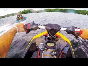 SeaDoo Spark Trixx 900 2up VS 3up Race and Rippin