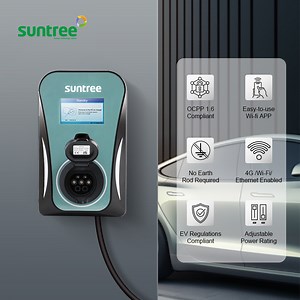 [Hot Item] IP65 Wallbox Gbt Type 2 7kw/11kw/22kw AC Electrical Vehicle Charger with CE Ukca Certification