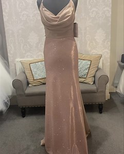 New in!! Nude sparkly prom dress. Evening appointments available on selected dates. #prom #love #sparkle #catrinasbridalwear #gorleston | Catrinas Bridalwear