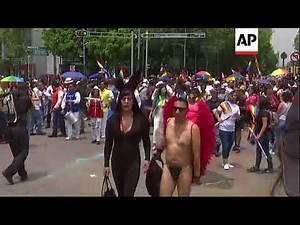 Thousands join in Mexico City's Gay pride event