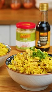 Rice Cooker Curry Rice, anyone? If you rely on the rice cooker throughout a busy week, this recipe is a must for you. It's quick and simple to make with our Lee Kum Kee Panda Brand Premium Cooking Soy Sauce and Minced Garlic, yet tastes like hours in the making! Drop a ❤️ if you can't wait to try it! Click here for the full recipe: https://bit.ly/42Ic11H | Lee Kum Kee USA