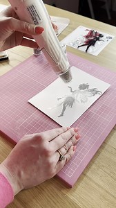 How mesmerising is this heat embossing, using our NEW Stamp and Die magical fairy set? 🤩 Shop it here 🧚 https://www.chloescreativecards.co.uk/products/chloes-creative-cards-die-stamp-magical-fairy | Chloes Creative Cards