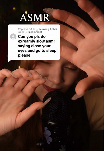 Relaxing ASMR with Slow Trigger Words and Hand Movements