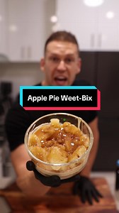Apple Pie Overnight Weet-Bix 🥧🤤 You’ve seen heaps of overnight Weet-Bix recipes, this one wins and is the best! For the US legends, Weet-Bix is basically the Aussie version of shredded wheat biscuits, and if you can’t get YoPRO just use any high protein or Greek yoghurt. Google & Amazon are also very handy search engines for when trying to find ingredients that are available and close to you! 👨‍🍳 Ingredients, 1 serve ✅ Weet-Bix, 3 biscuits, about 54g, 1.9oz ✅ Salted Caramel YoPRO, 160g, 5.6o