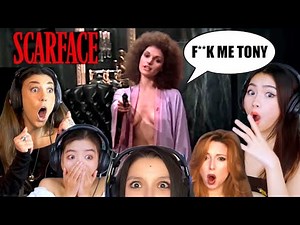 F*CK ME TONY 😱 SCARFACE (1983) "Gina's Death" Movie Reaction Mashup