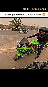 Raider girl ne help ki petrol khatam 😍 #shorts #ytshorts #motovlog