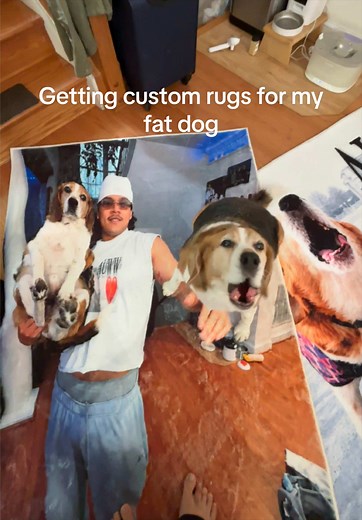 Custom Rugs for My Fat Beagle: Funny Home Upgrade