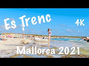 4K⛱Es Trenc Mallorca (Nudist Beach)🚶🏻‍♀️Beach walk 🗓2021, August