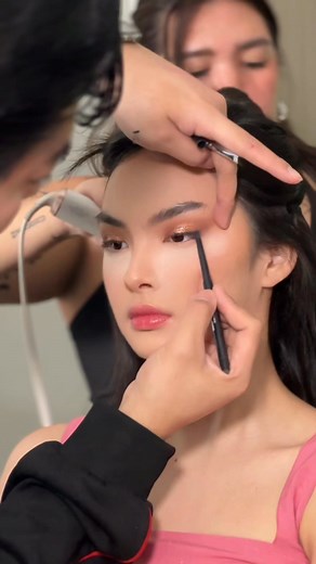 17K views · 147K reactions | Recreating Lenie's iconic look from her first viral TikTok video in 2020, which opened countless opportunities for us. Now, we have the exciting chance to bring this vision to life with Kaisha Montinola It's a heartfelt journey that connects us to the power of dreams and determination.#TeamHaNie #MMKTheHajieandLenieStory #MMKMakeupStory | Hajie Alejandro | Facebook