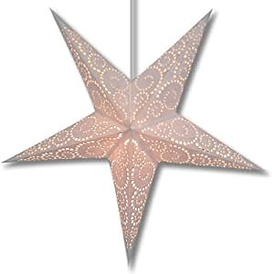 Purity Swirl Paper Star Lantern