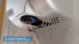 Watch thin autonmatic electric commercial hand dryers for bathrooms on Amazon Live