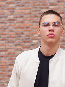 80984 Korean Retro Titanium Frame Glasses Optical Eyeglasses Frames