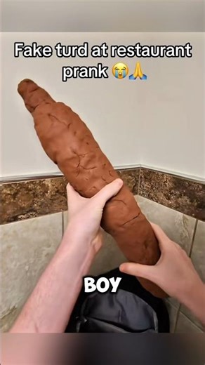 Fake Poop Prank Goes Wrong in Restaurant 😳🚽