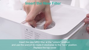 SimPure Y10H Instant Hot Reverse Osmosis Water Filter Countertop, 6-Stage RO Water Filtration System, Heating Water Dispenser with Protection Lock, Removable Water Pitcher, No Installation