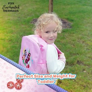 Mermaid Backpack for Girls 4-6 - a Great Pre K Backpack for Girls - Purple