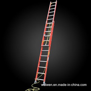[Hot Item] En131 Fiberglass Telescopic Ladder Cabel Ladder Step Ladder
