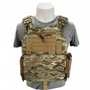 [Hot Item] Tactical Quick Release Vest Fully Adjustable Plate Carriers with Breathable Mesh Liner