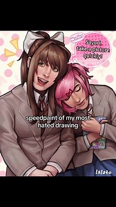 idk i liked it IMO. #speedpaint #ddlc #fanart | Oliver Tree