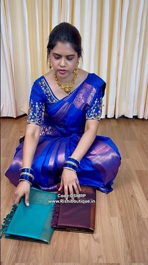 Code: DSMRP.Soft silk sarees. 🌱Rs.1099 only Visit www.rishiboutique.in or WhatsApp 9840730540