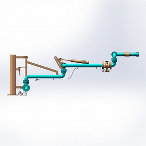 [Hot Item] Balanced Truck Bottom Loading Arm (with Aluminum Drop pipe)