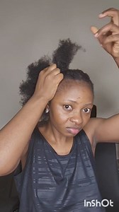 Simple protective natural hairstyle | Natural & Beautiful