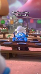 2.8K views · 812 reactions | We all will be channeling our inner Greedy 藍襤 #Smurfsmas #PapaSeason #HappyHolidays #XmasFood #Food | The Smurfs | Facebook