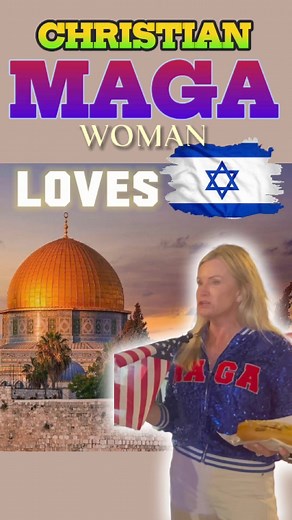 Christian Maga woman loves Israel 🇮🇱 #israel #usage #trump #religion #judism #christianity #paleatine #election #maga | Yonatan Kletzel
