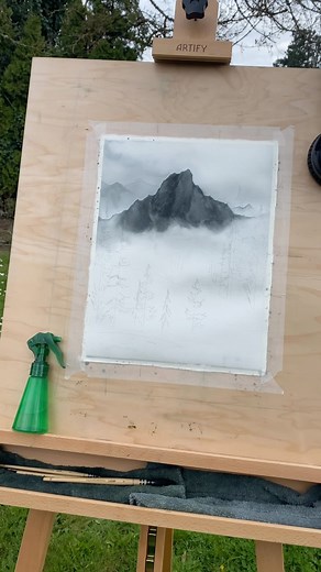 14K views · 173 reactions | Took painting outside in the backyard...