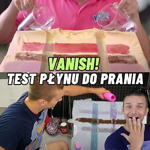 Testujemy płyn do prania VANISH! - Czy usunie wszelkie plamy jak na reklamie? SPRAWDŹMY! #chemia #reklamy #test #adbuster | AdBuster